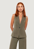 Gilet Modal Monopetto
