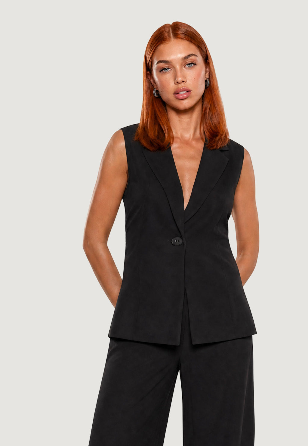 Gilet Modal Monopetto