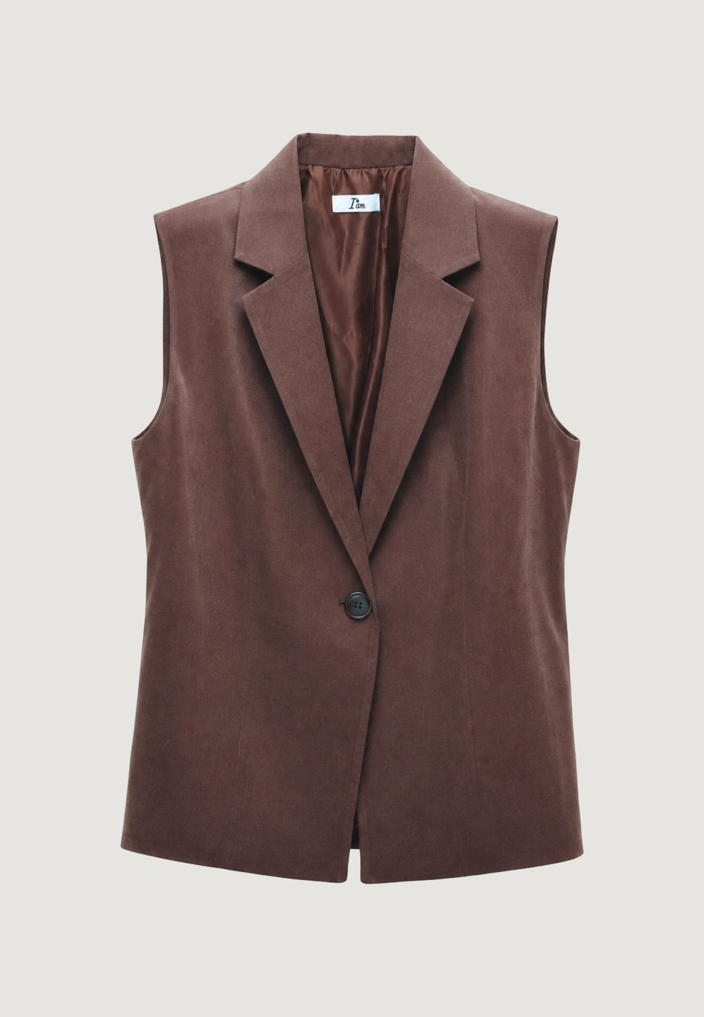 Gilet Modal Monopetto
