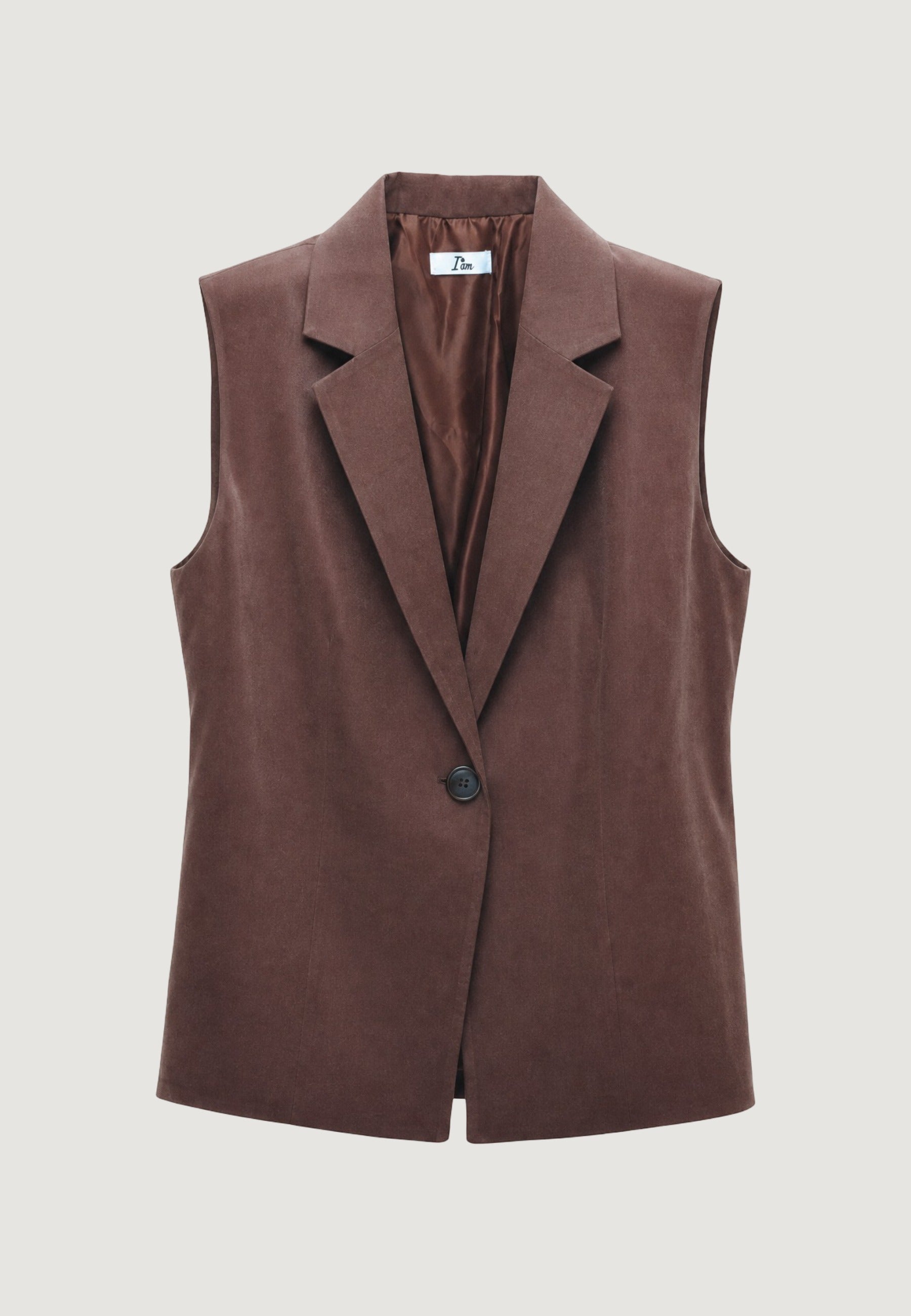 Gilet Modal Monopetto