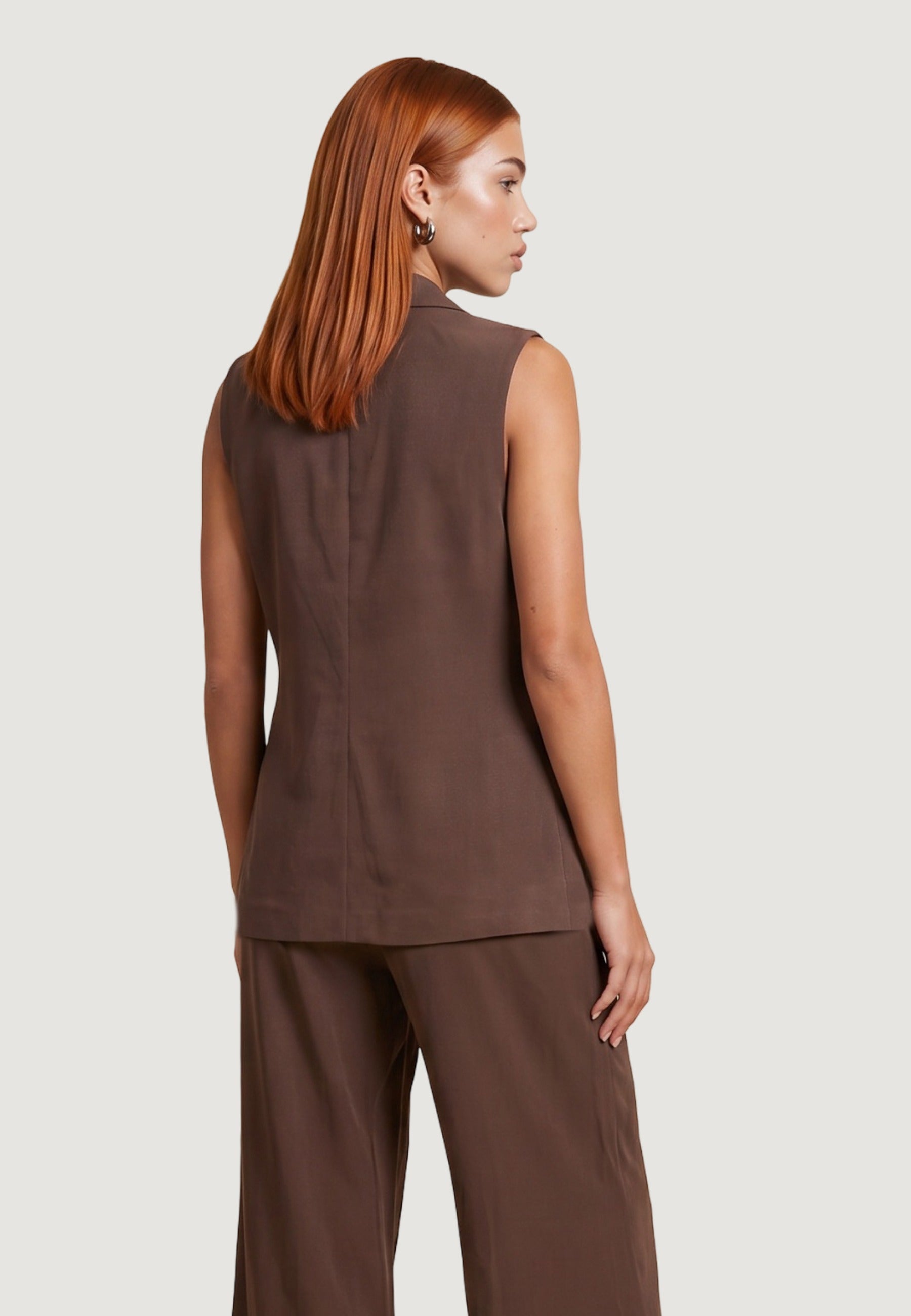 Gilet Modal Monopetto