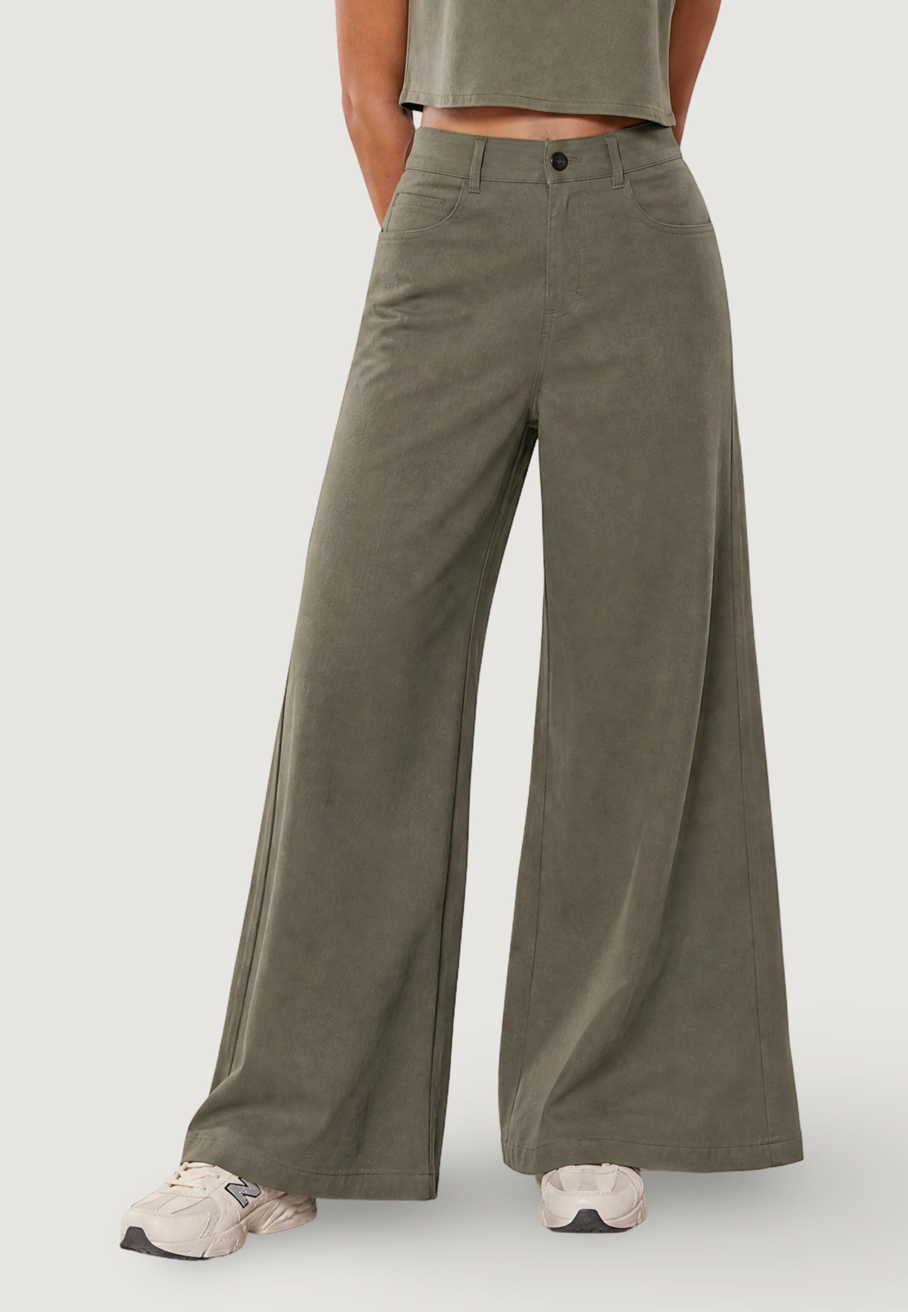 Pantaloni Modal A Palazzo