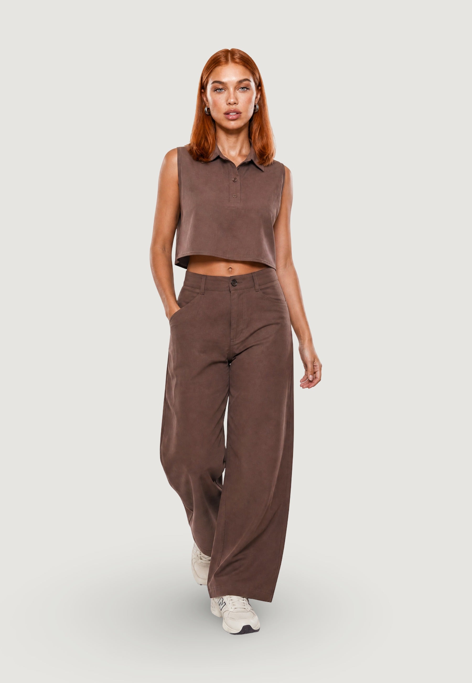 Pantaloni Modal A Palazzo