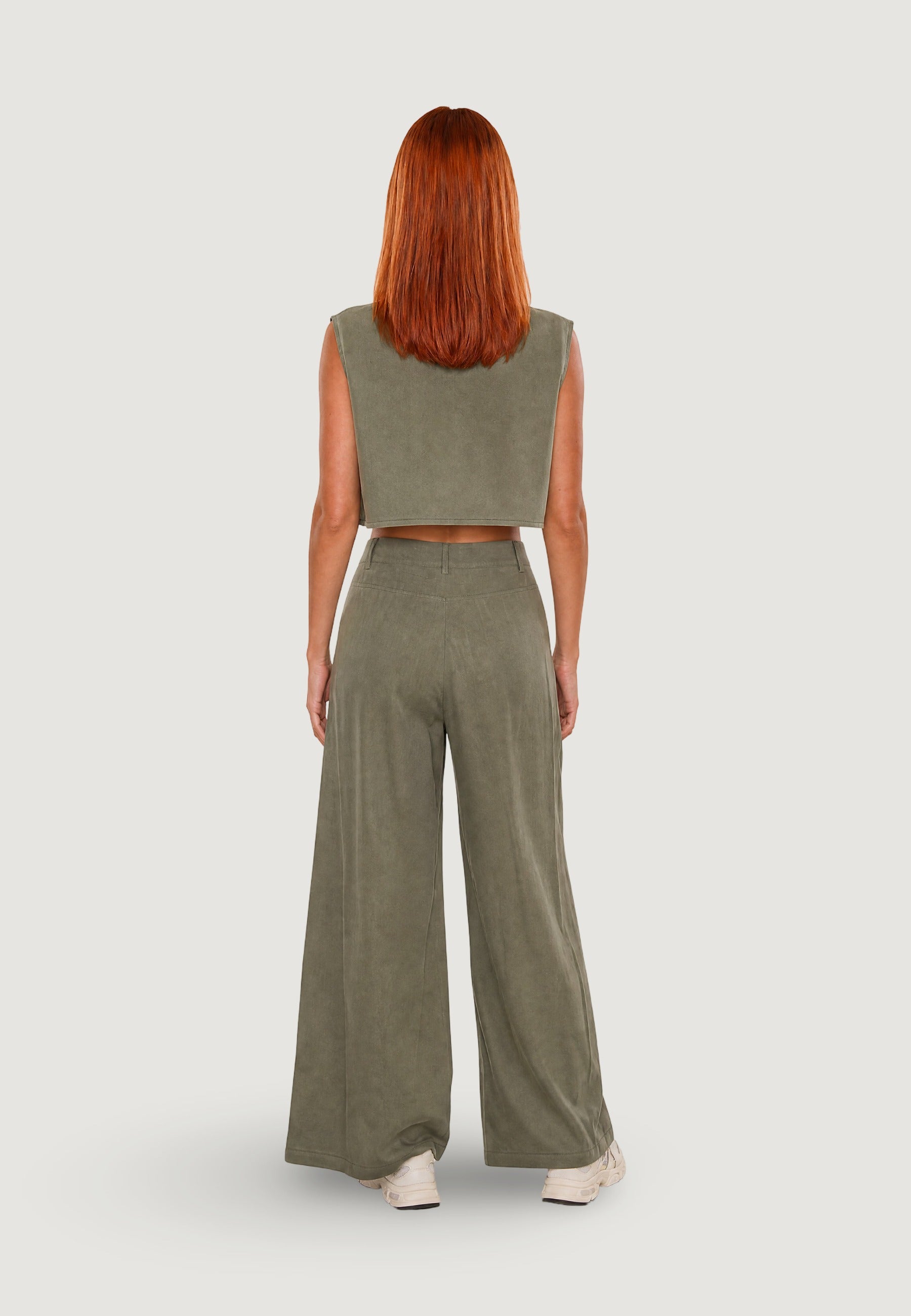 Pantaloni Modal A Palazzo