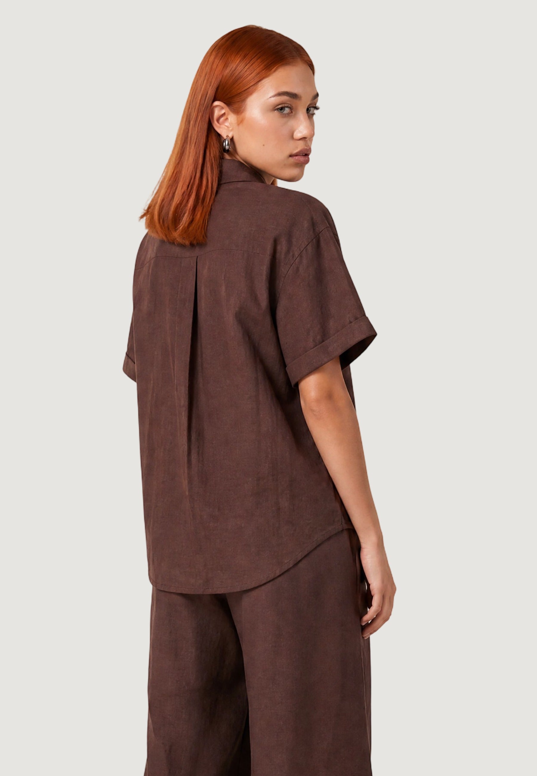 Camicia Lino Maniche Ampie