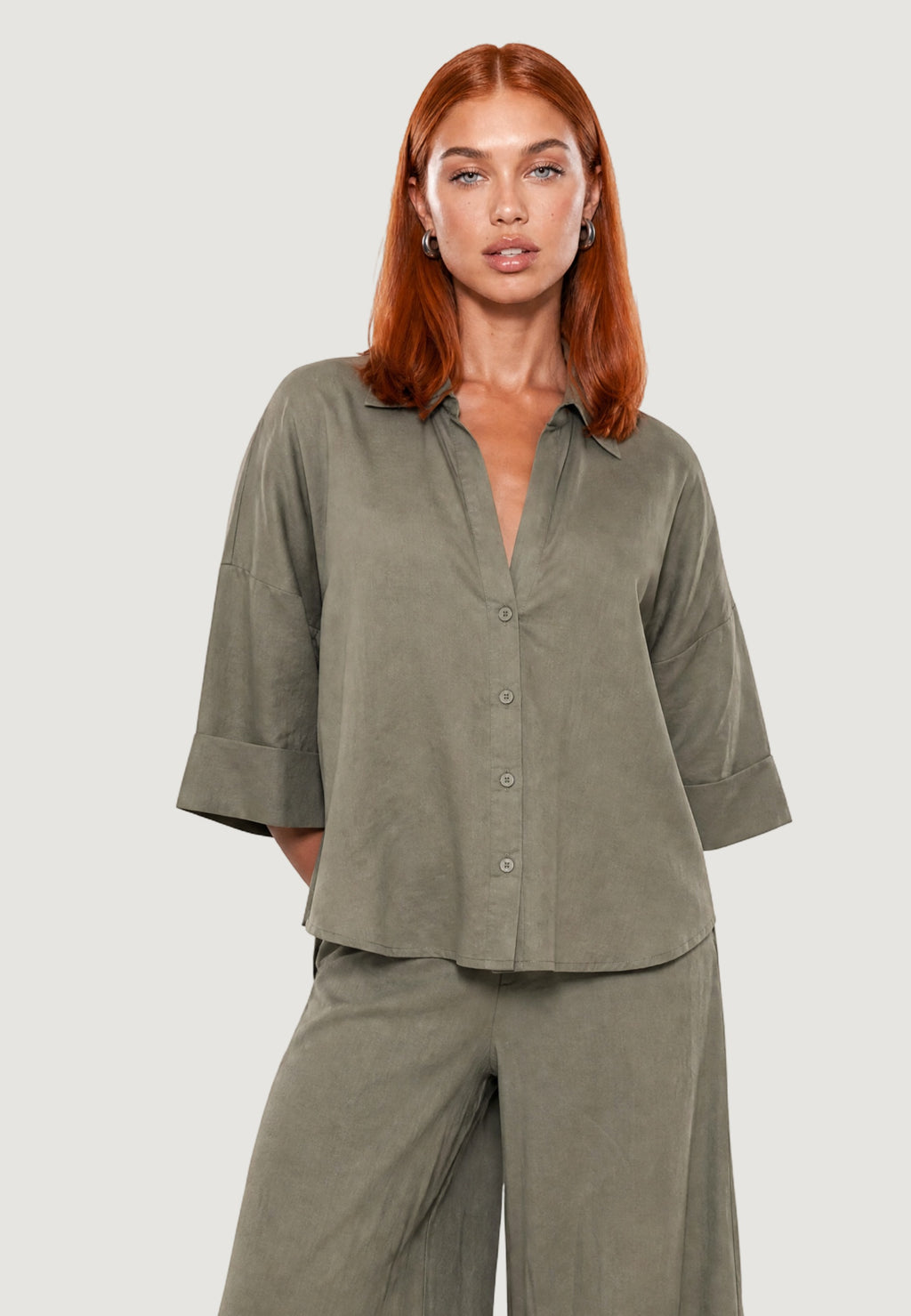 Camicia Lino Maniche Ampie