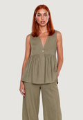 Gilet Lino Bottoni