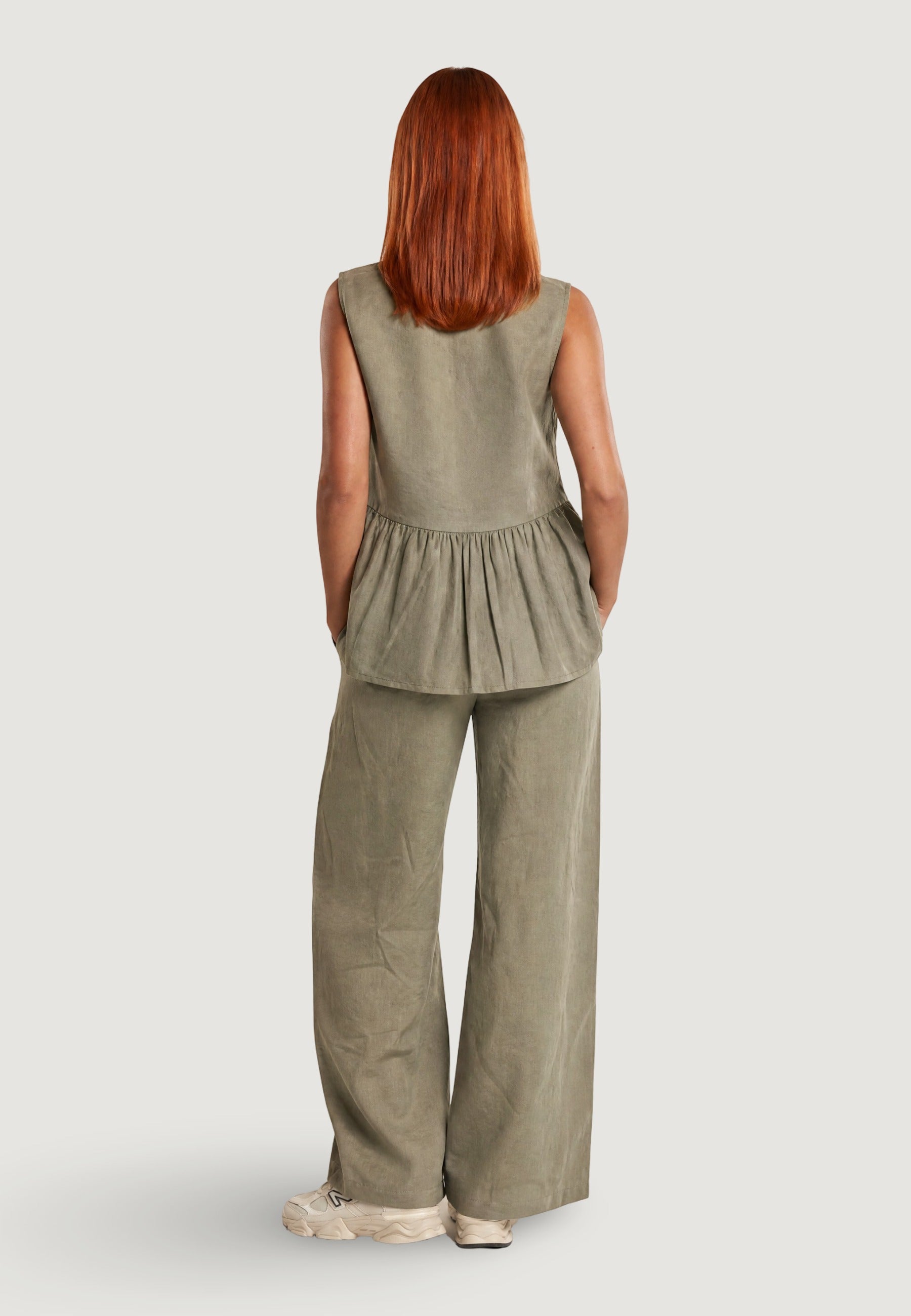 Gilet Lino Bottoni