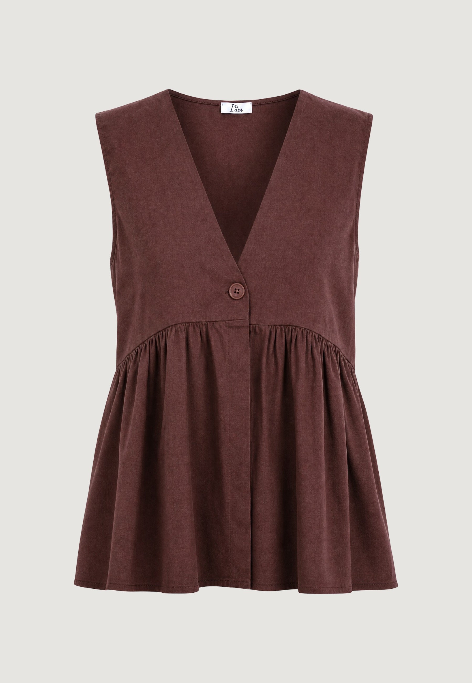 Gilet Lino Bottoni