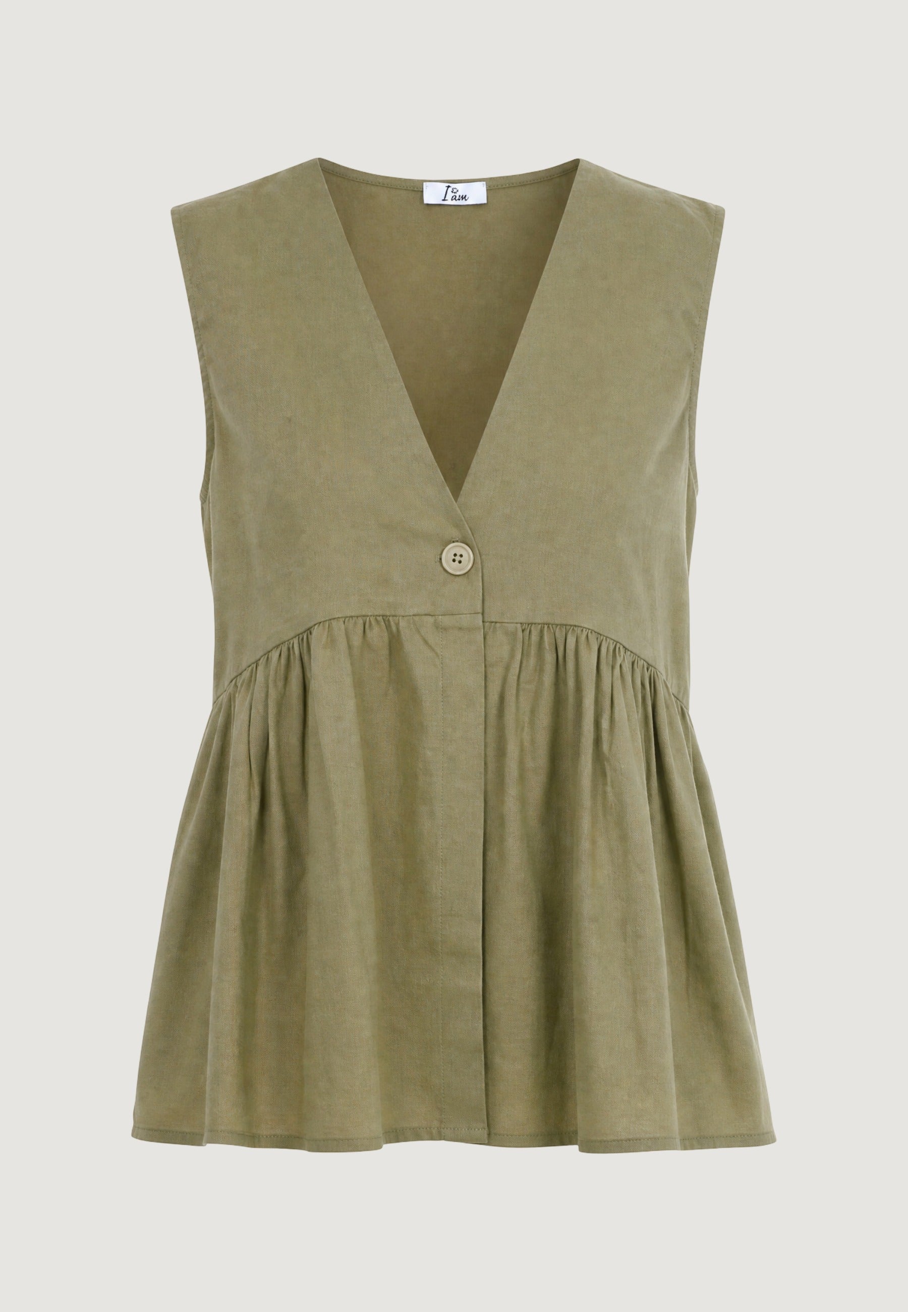 Gilet Lino Bottoni