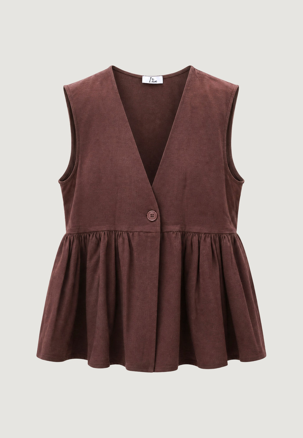 Gilet Lino Bottoni