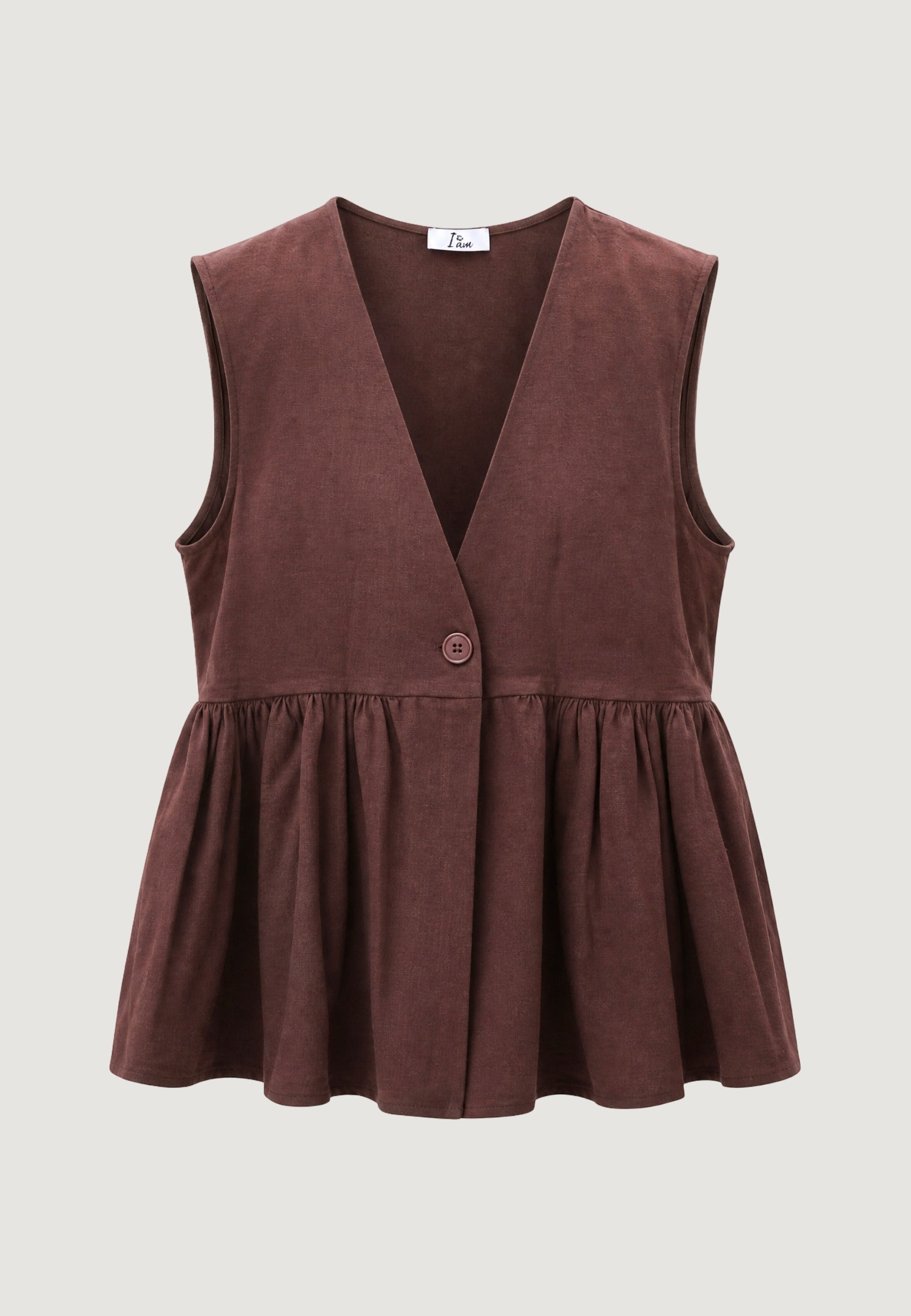 Gilet Lino Bottoni