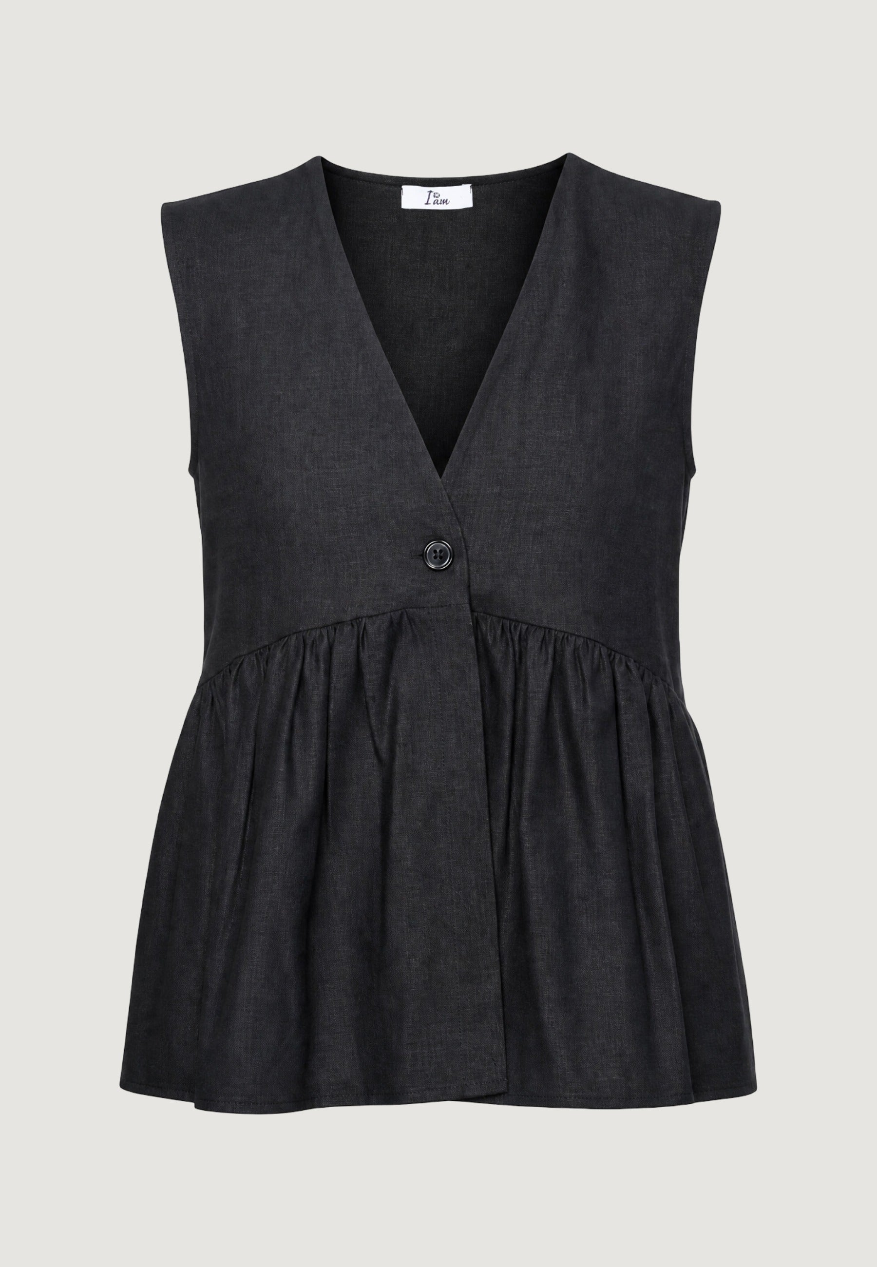 Gilet Lino Bottoni