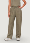 Pantaloni Lino Ampi