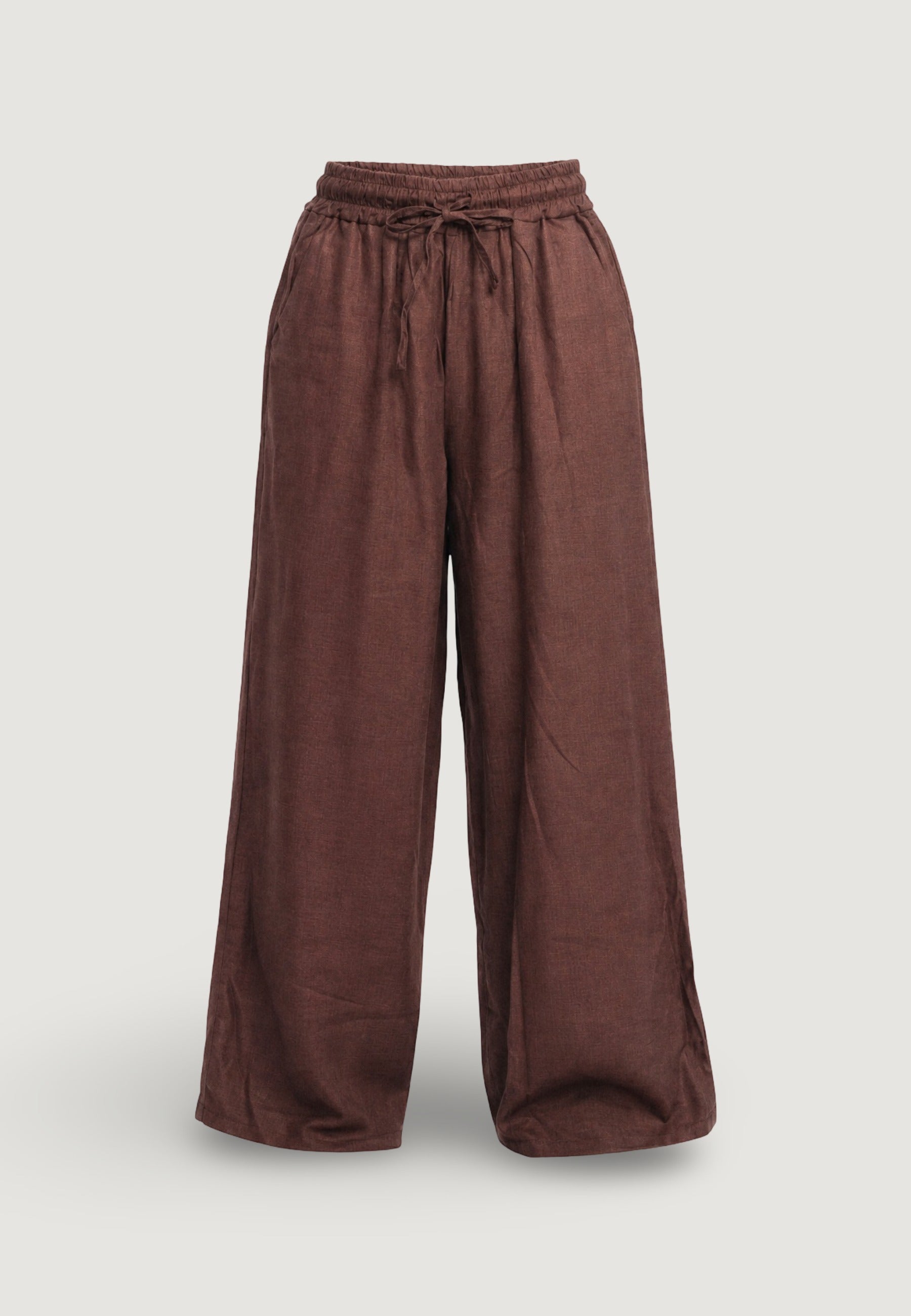 Pantaloni Lino Ampi