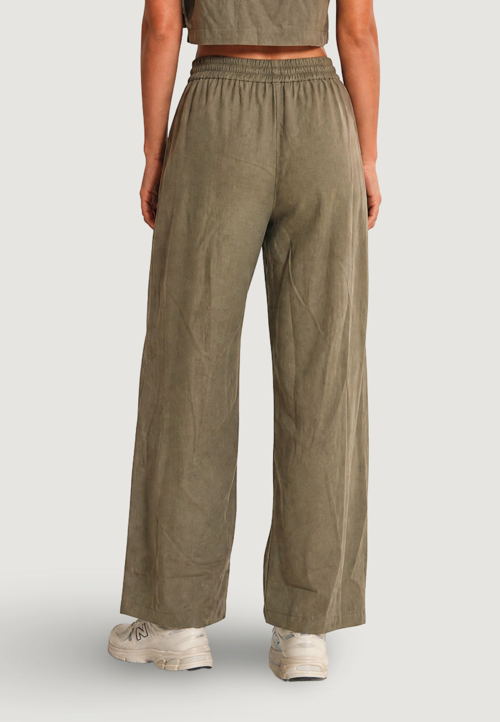 Pantaloni Lino Ampi