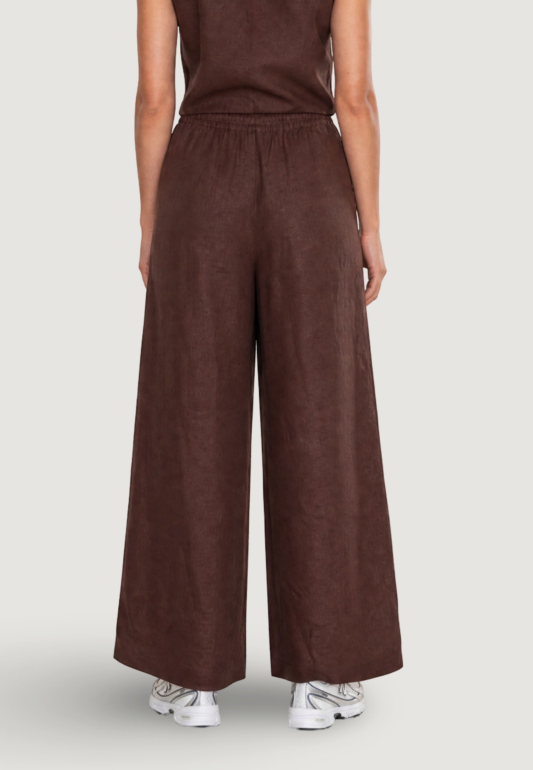 Pantaloni Lino Ampi