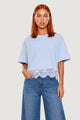 T-shirt Cotone Pizzo