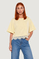T-shirt Cotone Pizzo