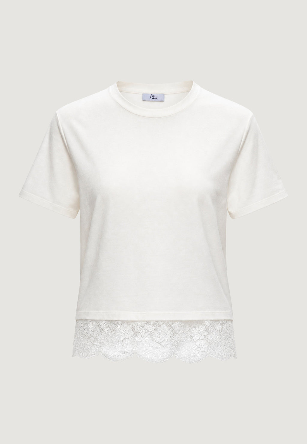 T-shirt Cotone Pizzo