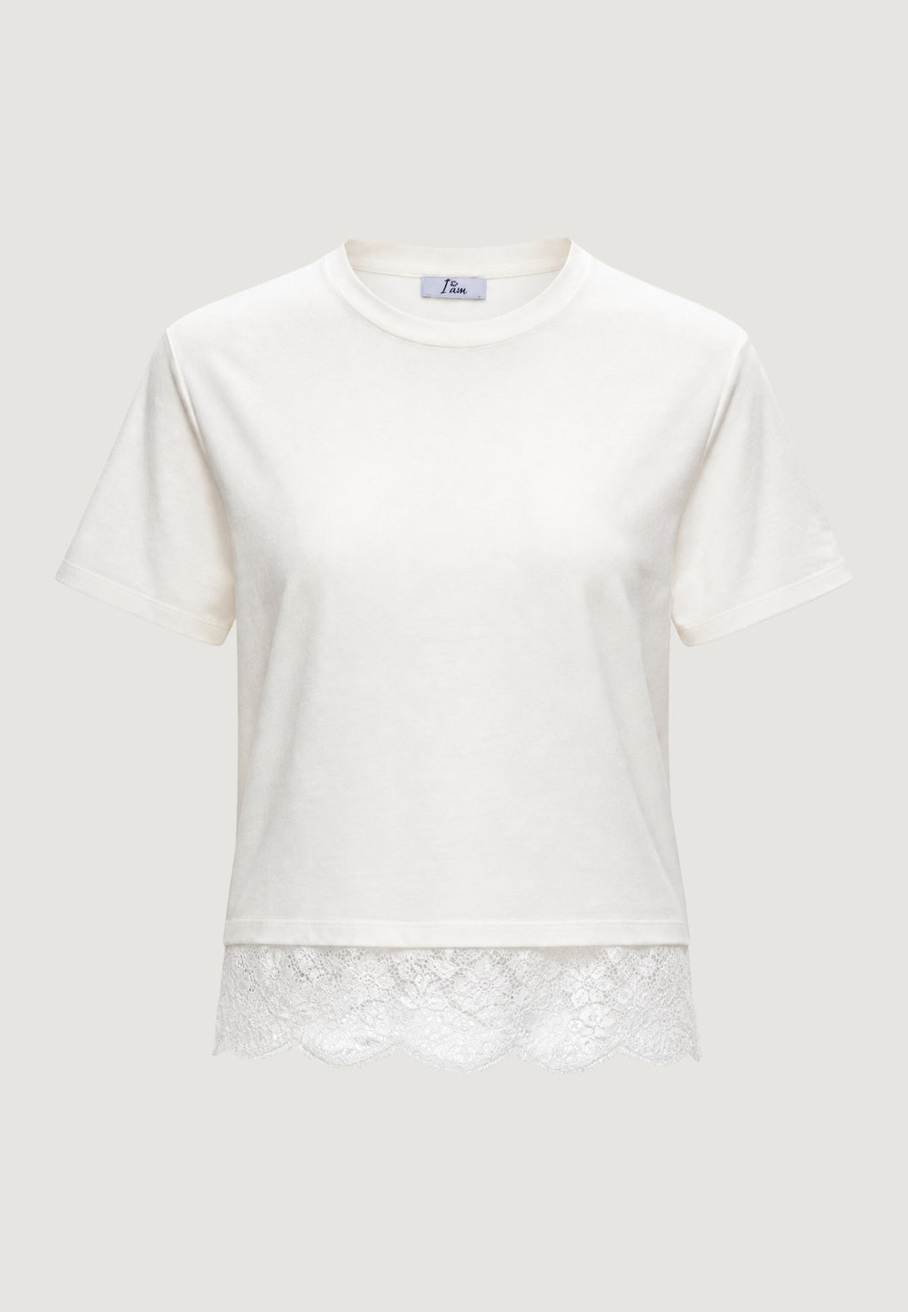 T-shirt Cotone Pizzo