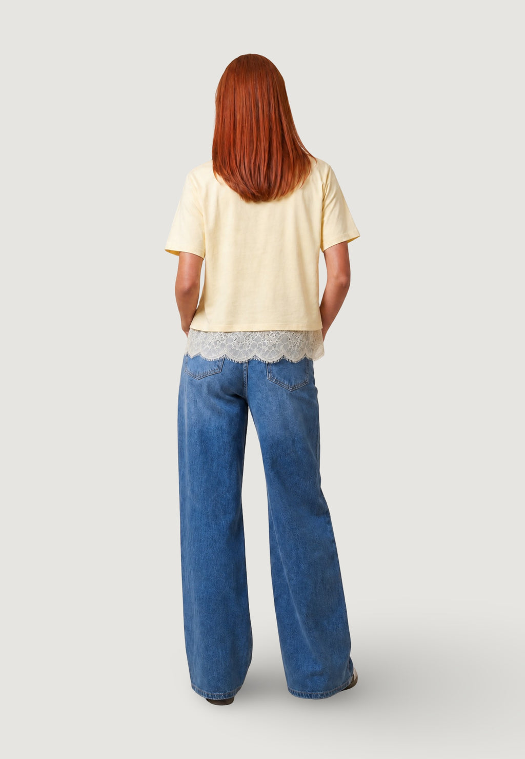 T-shirt Cotone Pizzo
