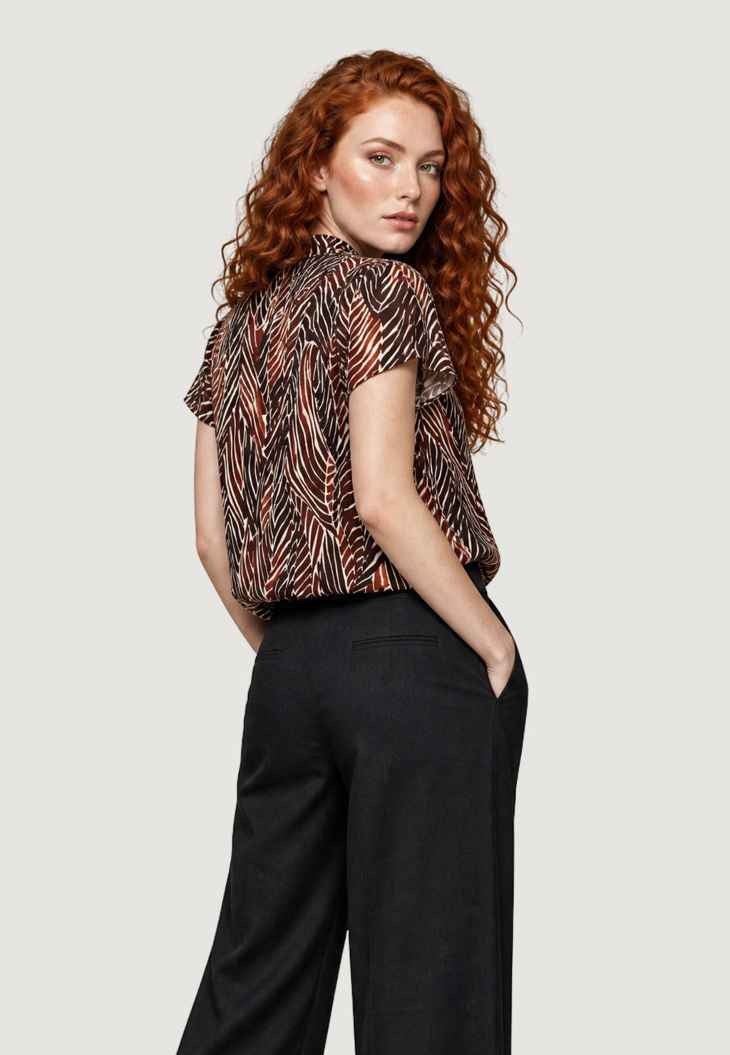 Blusa Viscosa Floreale