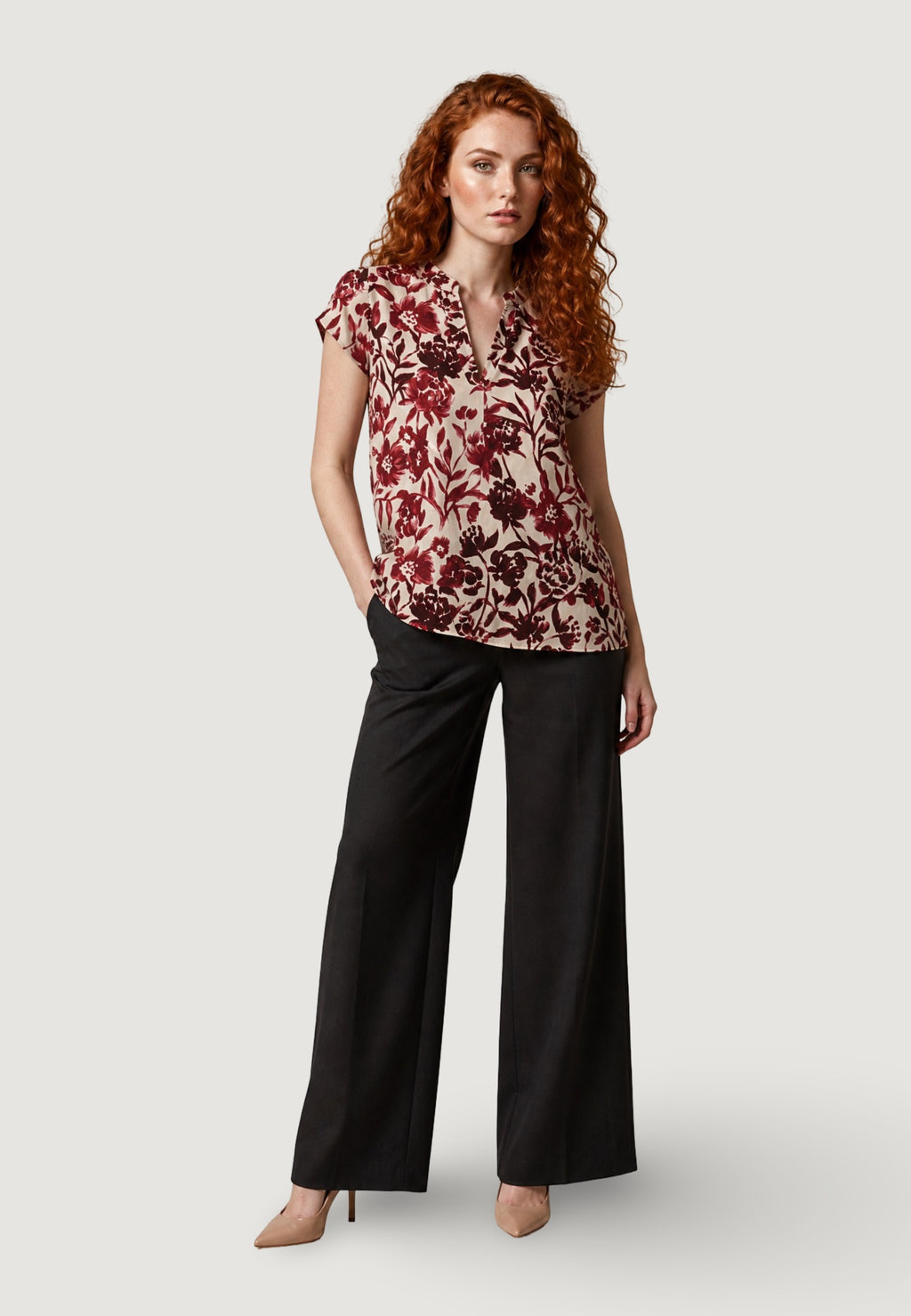 Blusa Viscosa Floreale