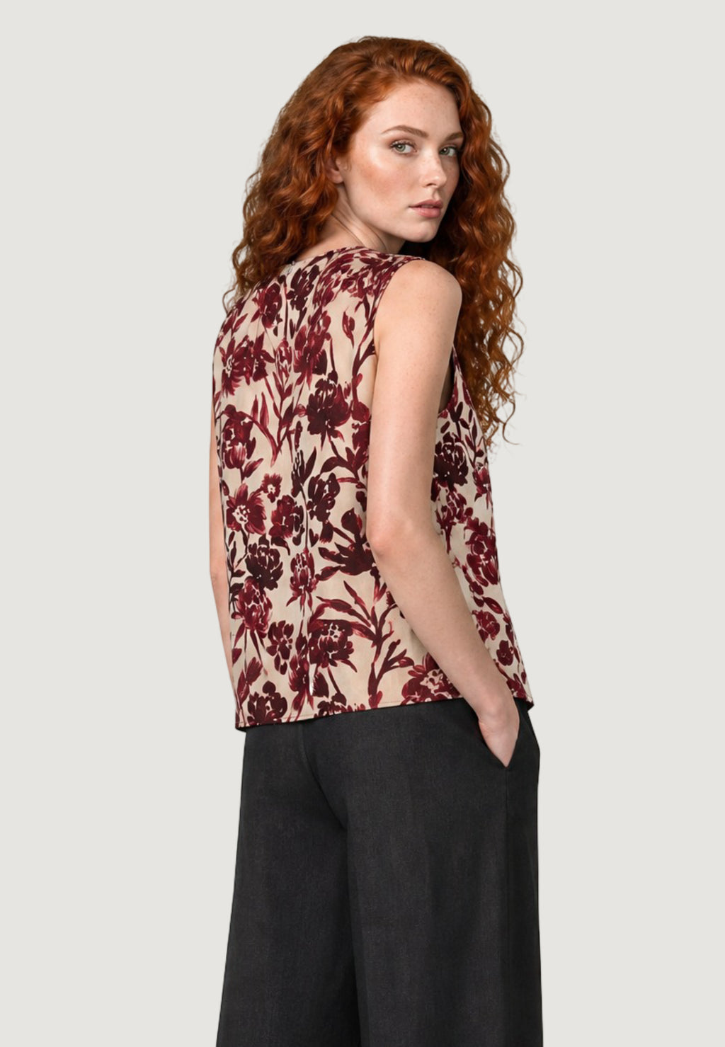 Top Viscosa Floreale