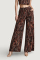 Pantaloni Viscosa Stampa floreale Geometrica