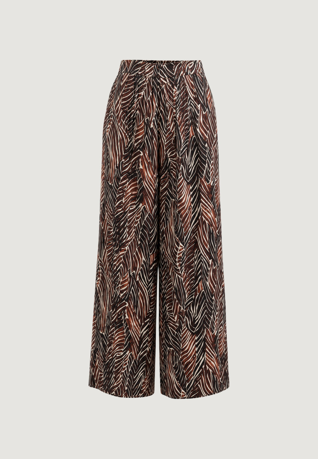 Pantaloni Viscosa Stampa floreale Geometrica