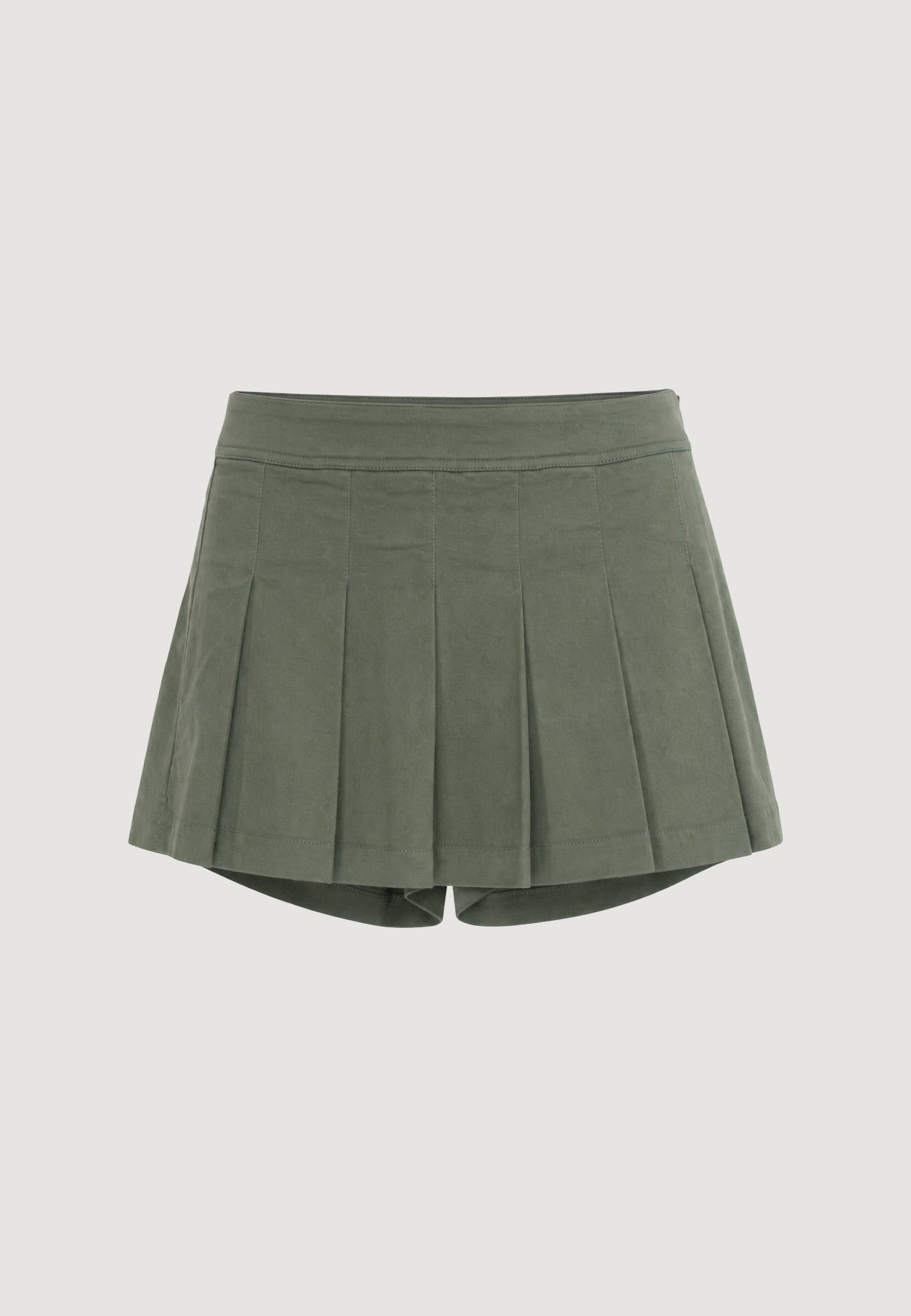 Gonna Pantalone Cotone Plissé
