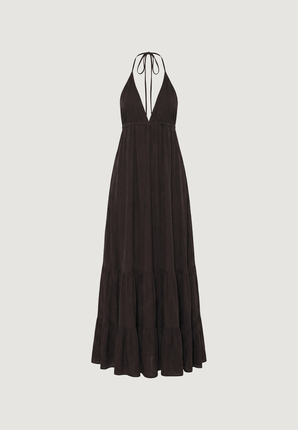 Abito Viscosa Scollo Profondo