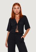 Cardigan Viscosa Balze pointelle