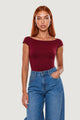 TOP CON SCOLLO DIETRO