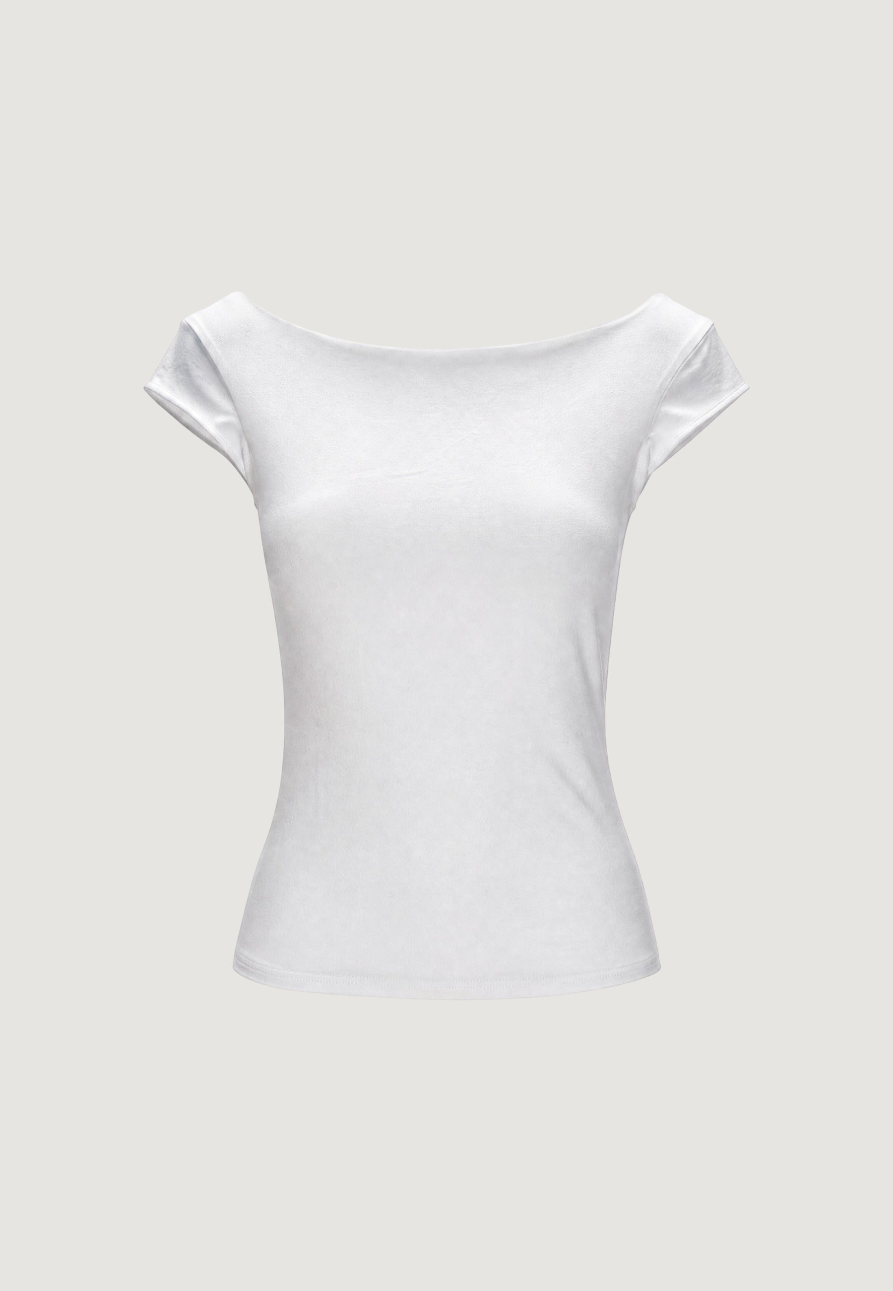 TOP CON SCOLLO DIETRO