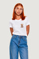 T-SHIRT HEAVY COTTON STAMPA ORSETTO