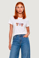 T-SHIRT HEAVY COTTON STAMPA CAGNOLINI