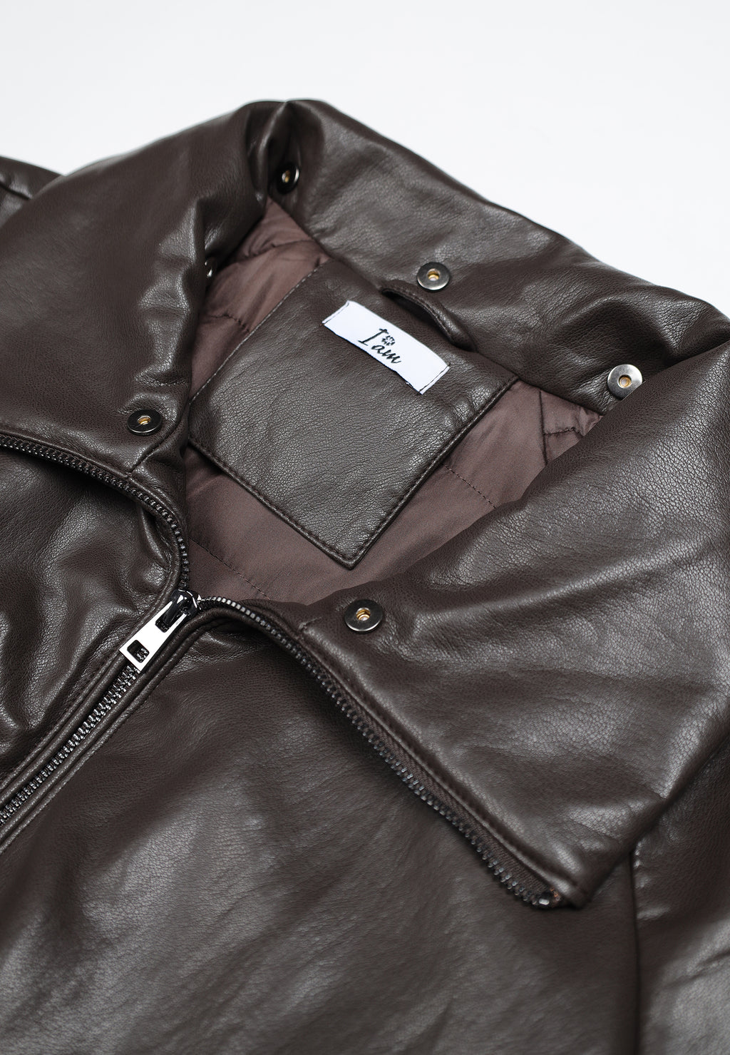 AMBRA FAUX LEATHER BOMBER