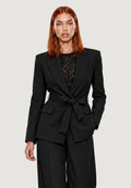 DIAMANTE BELTED BLAZER