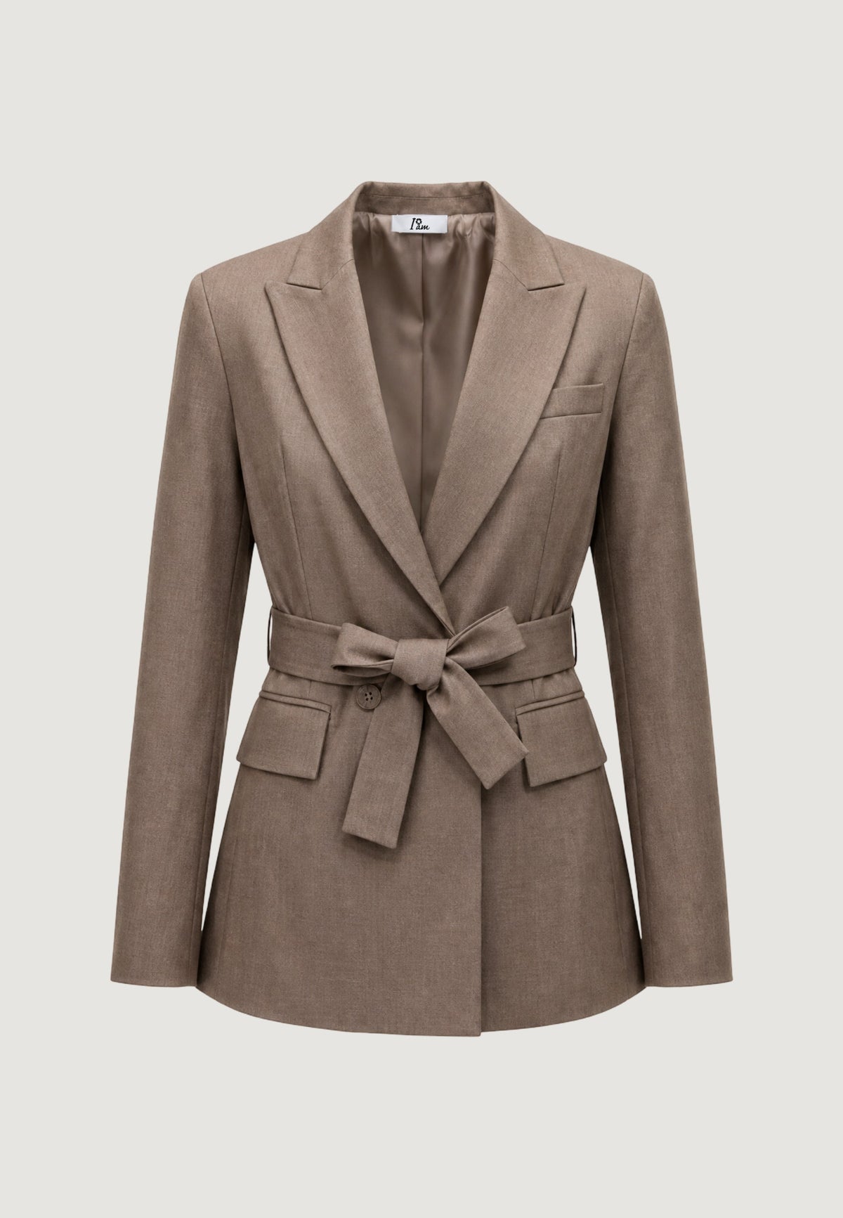 DIAMANTE BELTED BLAZER