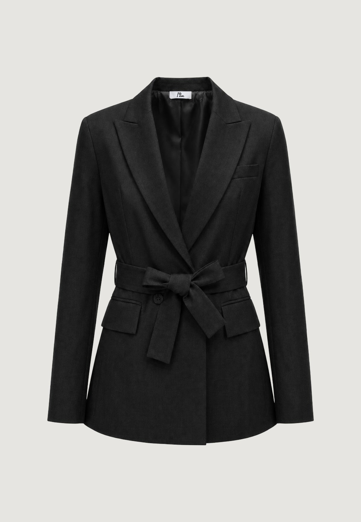 DIAMANTE BELTED BLAZER