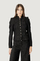 SARA FAUX SUEDE NAPOLEON JACKET