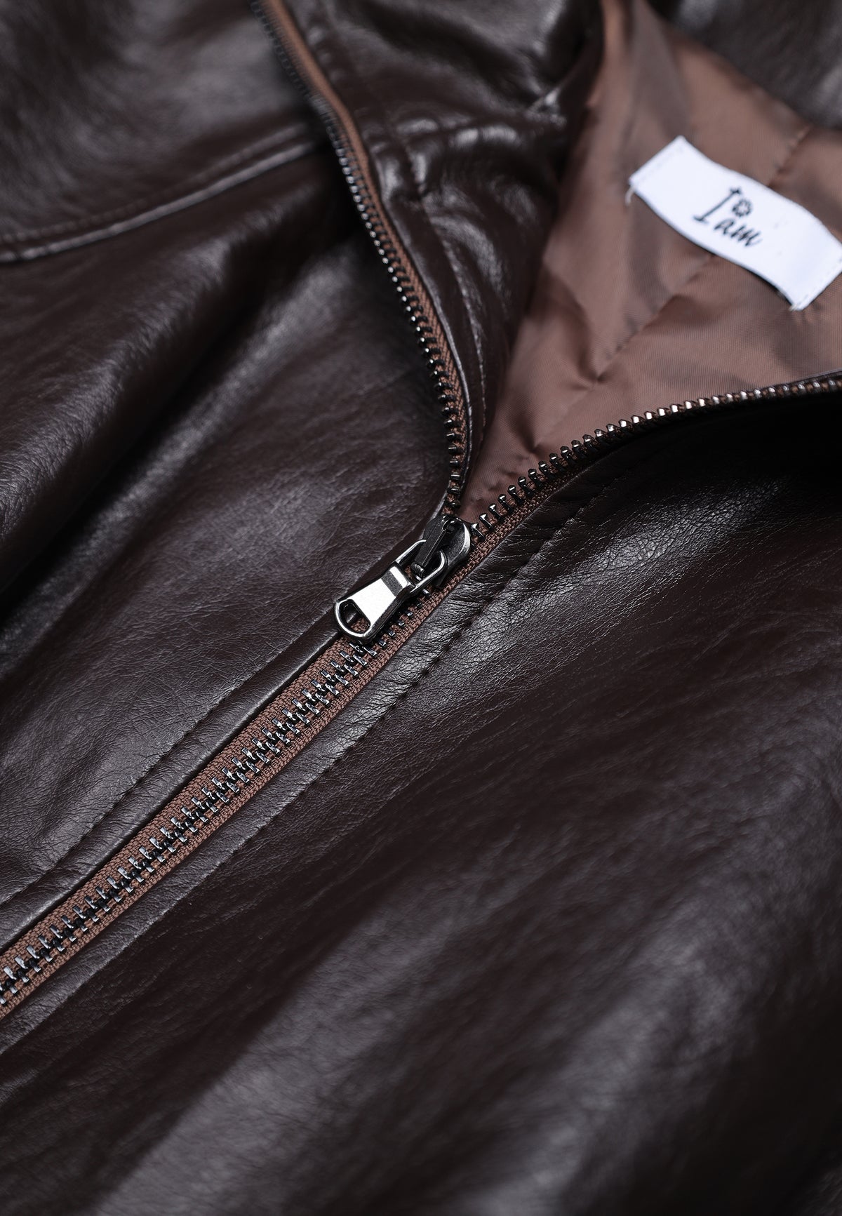 PAMELA FAUX LEATHER BOMBER