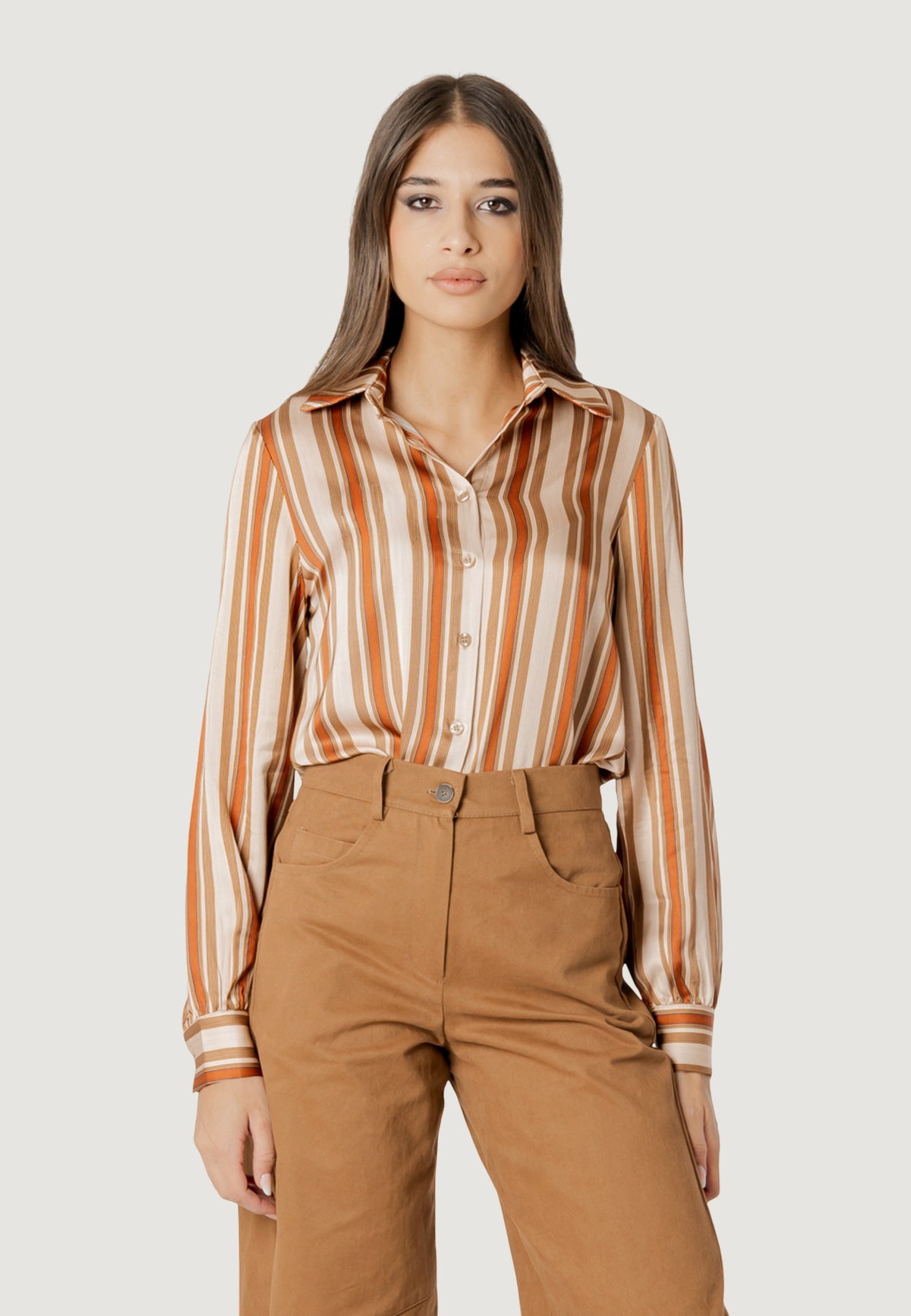 MONICA SATIN SHIRT