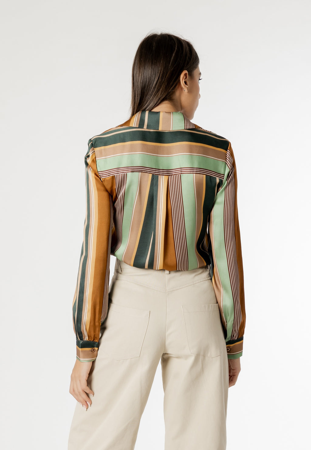 MONICA SATIN SHIRT