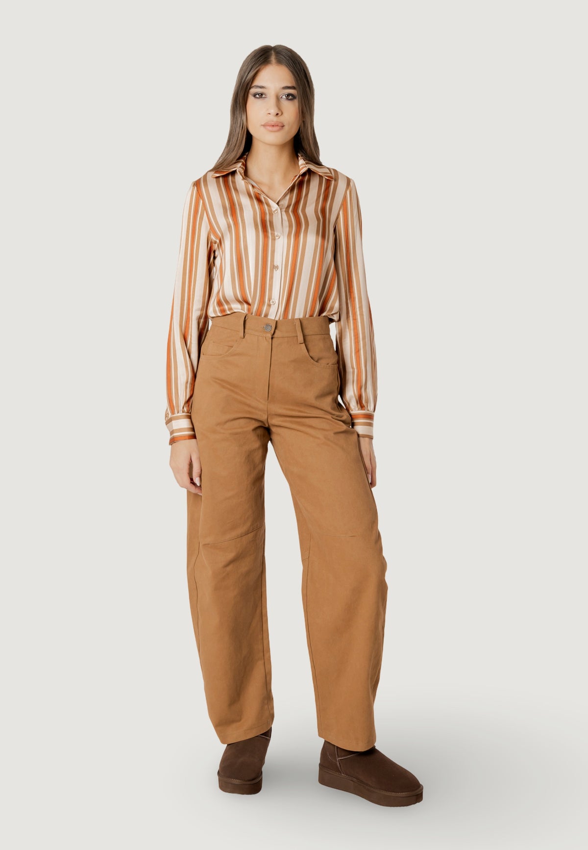 MONICA SATIN SHIRT