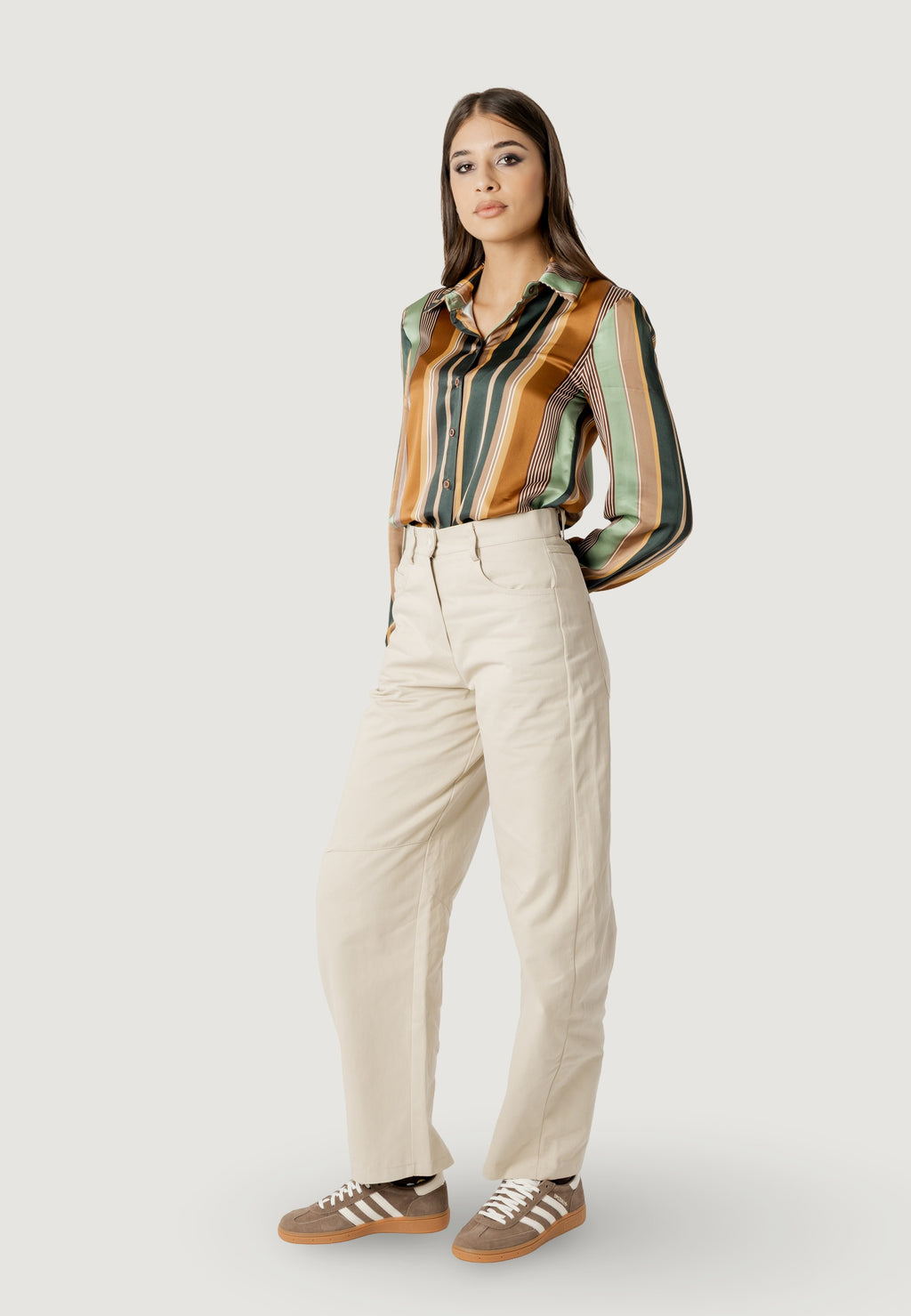 MONICA SATIN SHIRT
