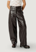 LOREDANA FAUX LEATHER BARREL