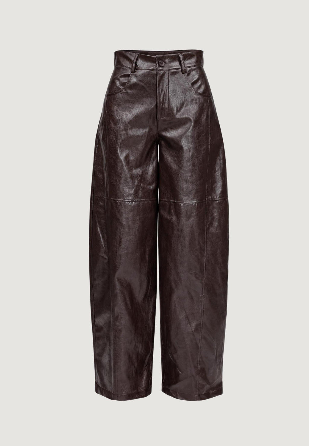 LOREDANA FAUX LEATHER BARREL
